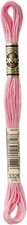 DMC Mouline Stranded Cotton Embroidery Thread 8m Skein - Pink (3326(