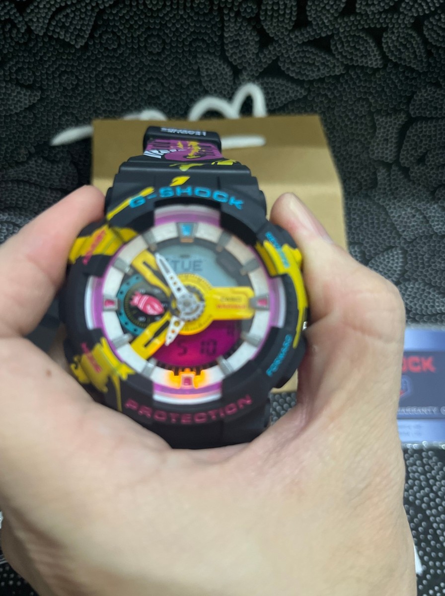 Casio G-Shock x League of Legends GA-110LL-1A Jinx Limited Edition
