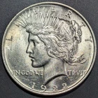 1922 Peace Silver Dollar $1 - GEM UNC! - Old Glory C&C Weekly 1c Auction!