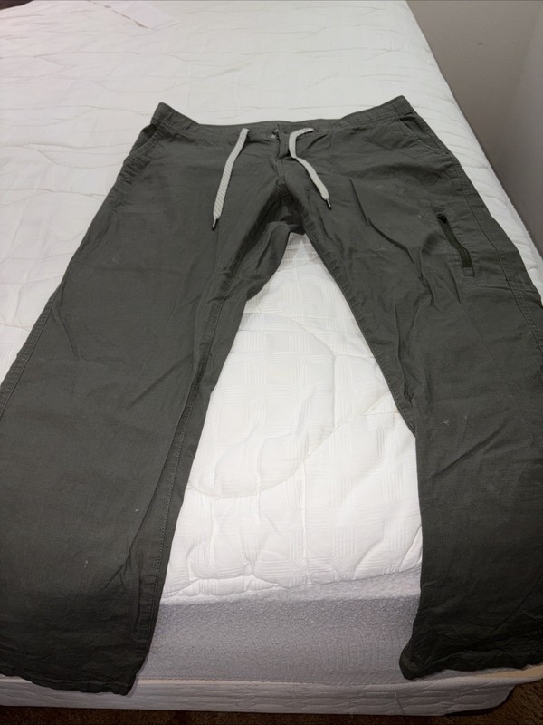 Vuori Pants Women’s Large VW401 Ripstop Cargo Drawstring Hiking Terracotta Climb