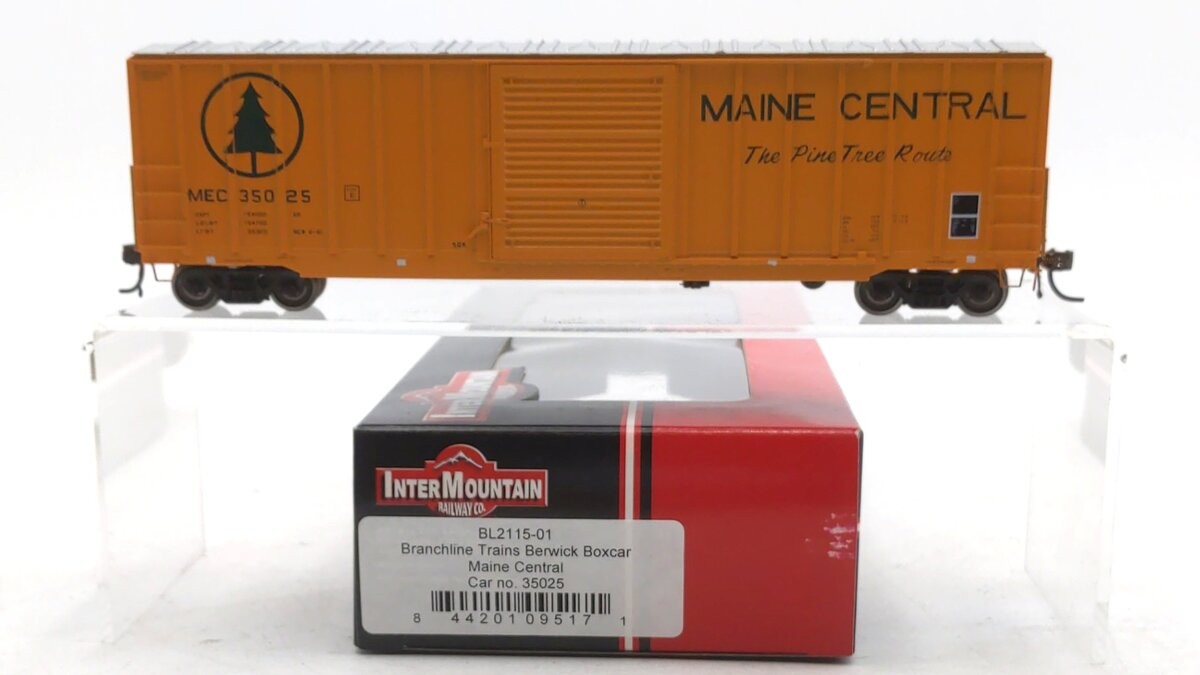 InterMountain BL2115-01 HO Scale Maine Central Branchline Berwick Box Car #35025