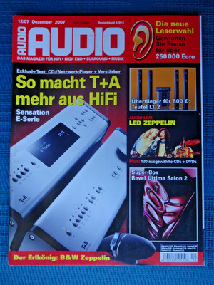 AUDIO 12/07,REVEL ULTIMA SALON 2,AUDIONET PRE 1 G3,AMP 1 V2,KRELL EVO 302,AKG 53