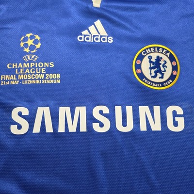 2008 Adidas Chelsea Home Soccer Jersey Didier Drogba Men M UCL