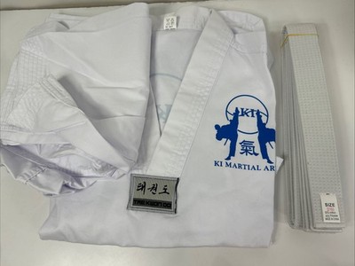 Dynamics Taekwondo Martial Arts Size 2/160 Uniform White Pants Top  display picture 1