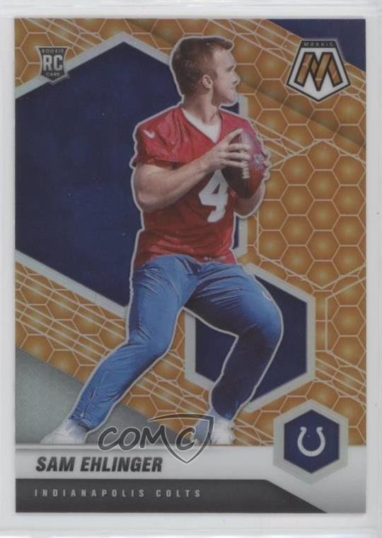 2021 Panini Mosaic Rookies Honeycomb Prizm Sam Ehlinger #372 Rookie RC p0i