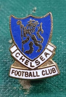 RARE England Chelsea FC Football Club Enamel Pin Badge 1