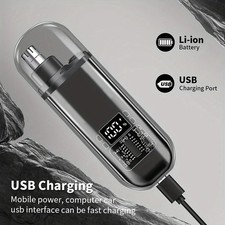 USB Rechargeable Nose Ear Hair Trimmer for Men Portable Clipper Original