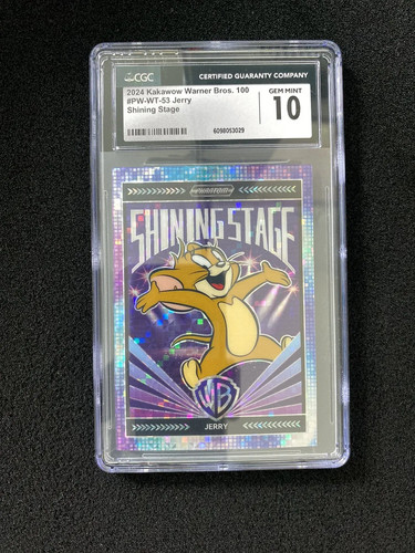 2024 Kakawow Warner Bros 100 Shining Stage Jerry 129/888 #PW-WT-53 CGC 10 TN39