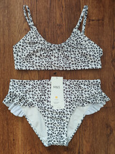 M&S Leopard Print Bikini Age 9-10 Years