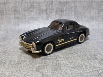 Vintage Blech schwarz Mercedes Benz 300sl Friktionsantrieb Modell Spielzeugauto 10 Zoll