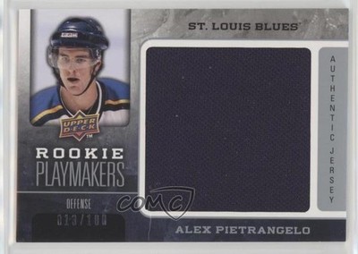 2008 Upper Deck Rookie Playmakers Jerseys 13/100 Alex Pietrangelo #RP-AP RC 0d14