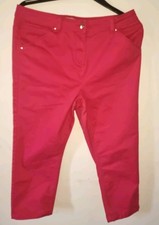 Women's  Nice 3/4 Summer  Pink Soon Trouser Size 14.