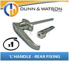 <!--F#f_0-->Chrome Plated Rear Fixing 'L' Lock / Handle (Trailer Caravan Canopy Toolbox) x1<!--F/-->