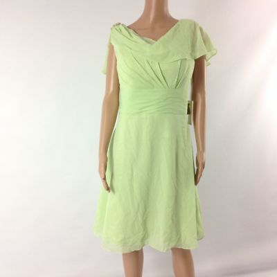 lime green wedding guest dress Feather Midi Wedding-Guest Dress: Mac Duggal 11626 / 0 Wedding guest dress How to style lime green
