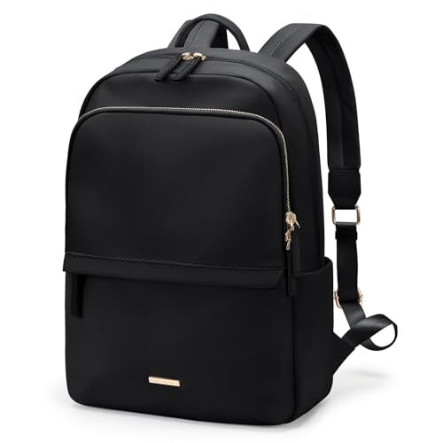 Slim Laptop Backpack for Women - Stylish Work Travel College Computer Bag-image
