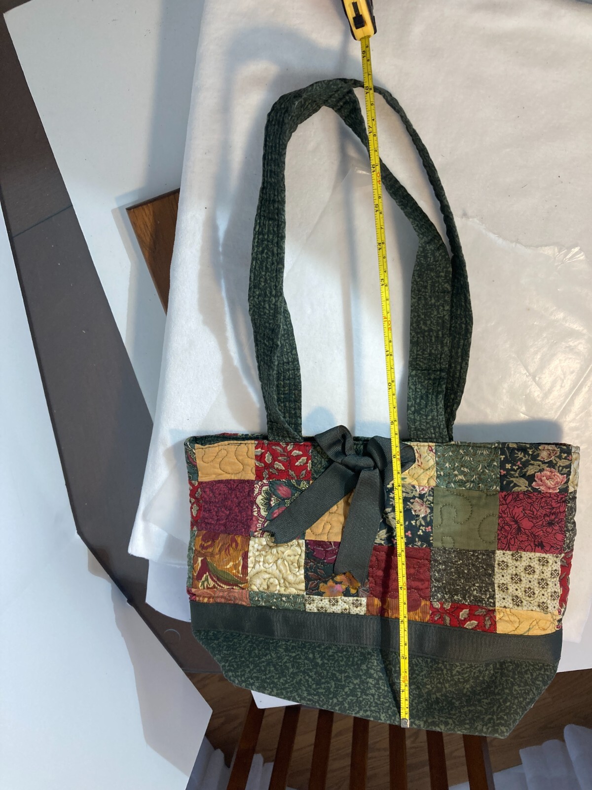 Donna Sharp Quilted Patchwork Multi-colored Purse… - image 12