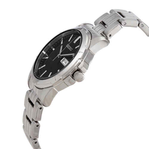 valg Predictor Uden for Seiko Essentials Quartz Black Dial Men's Watch SUR355 29665204004 | eBay