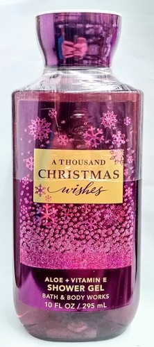 Bath & Body Works A THOUSAND CHRISTMAS WISHES Shower Gel 10 fl oz / Sealed