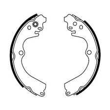 ABE C07009ABE Bremsbackensatz passend für SUBARU