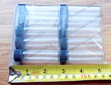 10 BIG Glass GOLD Vials 2 DRAM 1+oz Prospecting Mining Panning Dredge Sluice