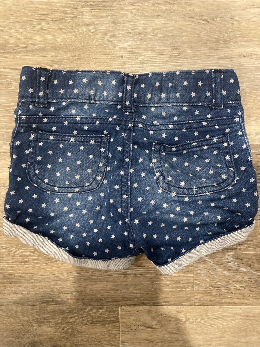 トランクス OshKosh Genuine Kids DENIM PATRIOTIC STARS ROLLED HEM SHORTS WITH