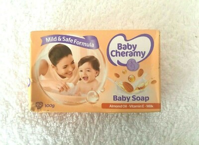 Baby Soap Cheramy Herbal 100% Natural Milk 100g Skin New Free Shipping Bathing 