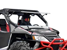 SuperATV Scratch Resistant Flip Windshield for Arctic Cat Wildcat 1000 / 1000 4