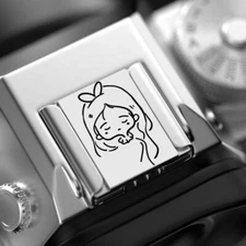 Girl Style Metal Camera Hot Shoe Cover For Leica Sony Canon Nikon Fuji