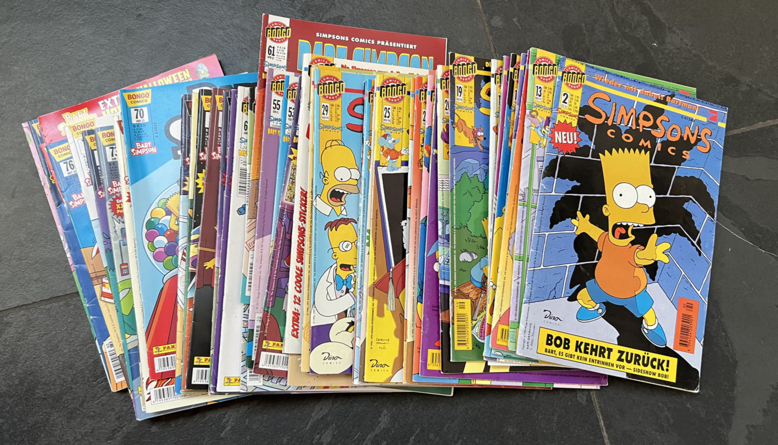 Simpsons Comics n.2,13-32,34,52,53,55,61-77,79,80,83