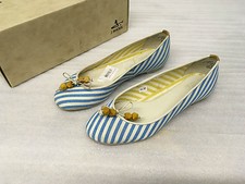 J SHOES WOMEN'S AMARANTE BALLET FLATS SHOES BLUE 4 37 NEW RRP £60 JL13