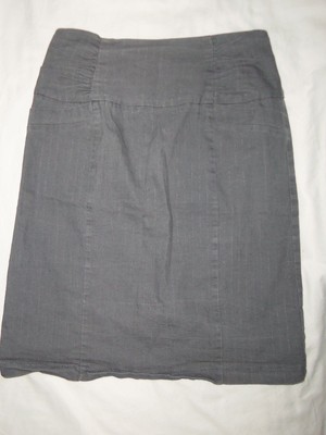 Buy Rhapsody Womens Light Gray Casual Knee Length Skirt EUC Ladies Size Medium M with Paypal Buy Rhapsody Womens Light Gray Casual Knee Length Skirt EUC Ladies Size Medium M with Paypal