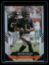 2021 Panini Chronicles #403 Justin Fields Score Update Rookies Silver RC - B189