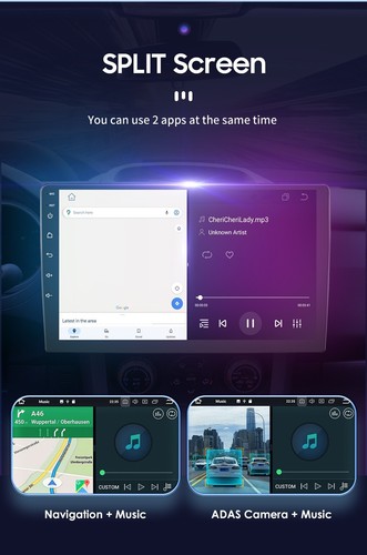 6+64G Universal 2Din 10.1" Android13 8Core Car Stereo GPS Radio WiFi CarPlay DSP - Picture 6 of 17