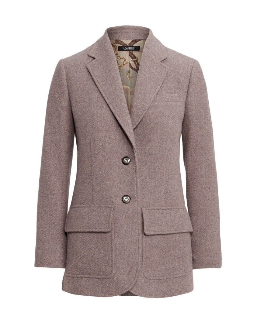 RALPH LAUREN ヘリンボーン柄 ウールジャケット size 4（S） NWT LAUREN RALPH LAUREN RUNWAY HERRINGBONE WOOL BLAZER