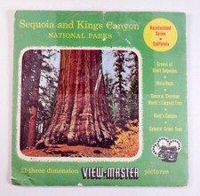 View-Master Sequoia  Kings Canyon National Parks 3 reel packet 115, 116, 118