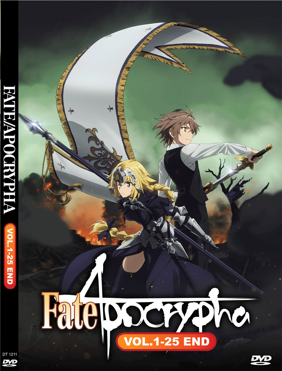 DVD ANIME FATE / APOCRYPHA Complete TV Series Vol.1-25 End ENG