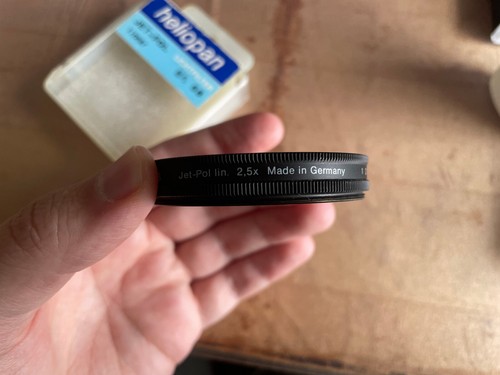 Heliopan Jet-Pol Linear Polarizer ES 58mm 2.5x Lens Filter Excellent Condition - Picture 5 of 7