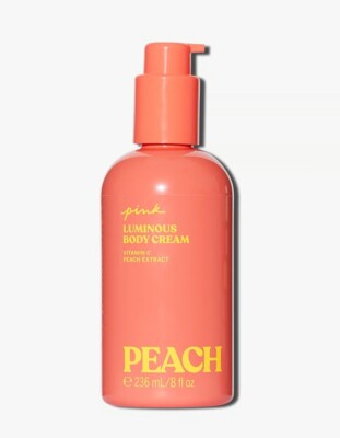 Pink Peach Luminous Body Cream Lotion with Vitamin C 8 oz