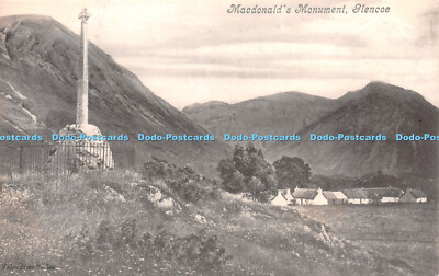 R245744 Macdonalds Monument Glencoe Postkarte