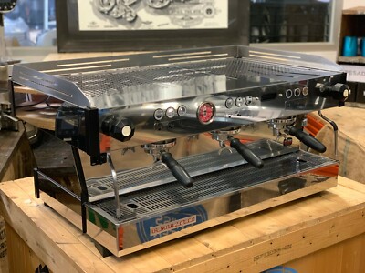 LA MARZOCCO LINEA PB 3 GROUP STAINLESS ESPRESSO COFFEE MACHINE COMMERCIAL CAFE