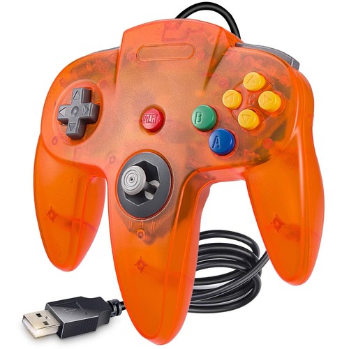 2Packs USB N64 Controller Wired USB PC Gamepad Joystick for Windows PC MAC Linux - Picture 26 of 34