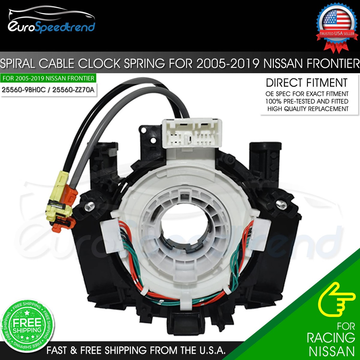 Spiral Cable Clock Spring for Nissan Frontier 4.0L 2005-2019 25560