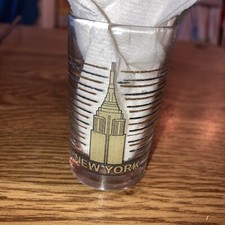 Vintage Shot Glass - Souvenir of New York 2-3/4"T