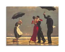 Quadro stampa su tela con vernice effetto dipinto - vettriano