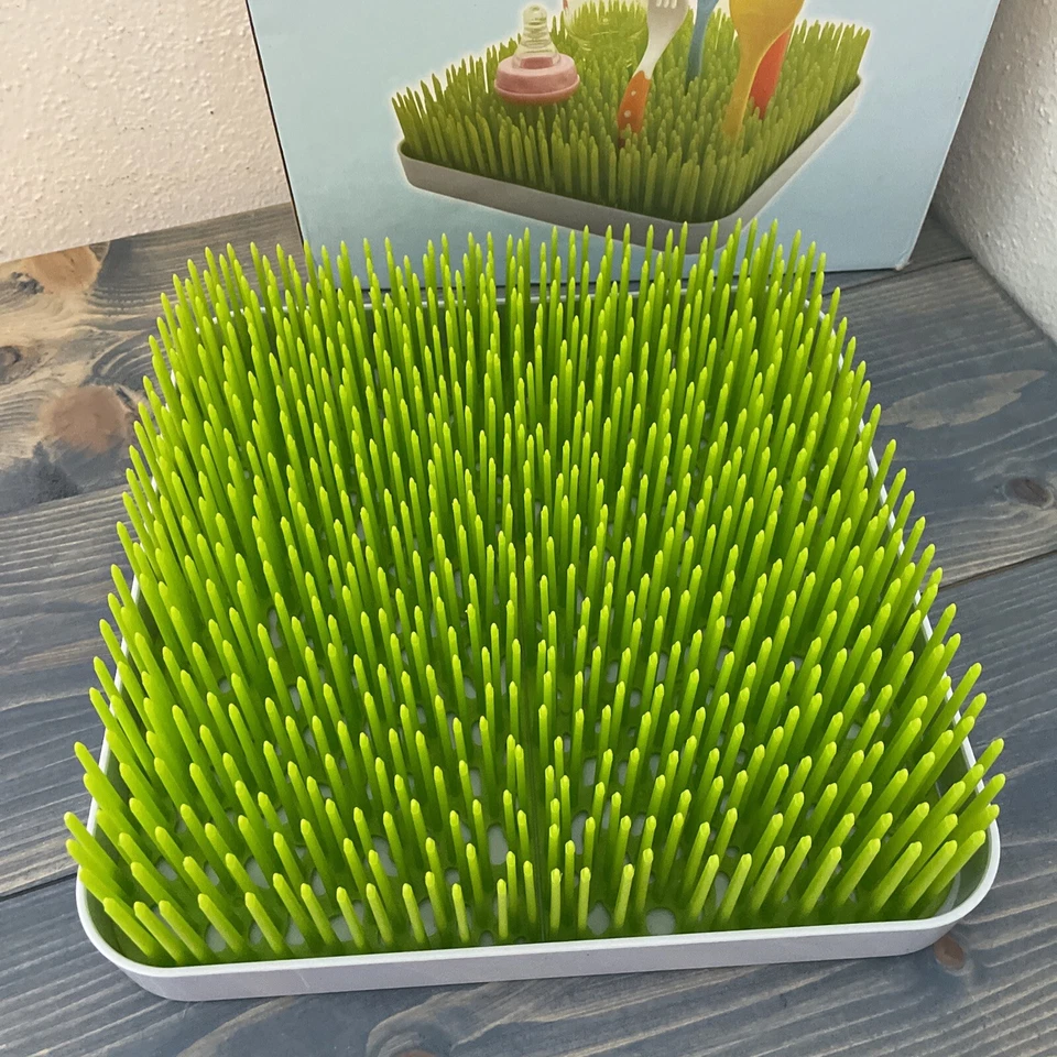 BabyEar 10" Cuadrado Verde Césped Encimera Estante de Secado para Bebé o Platos (A7) Foto 3 de 4