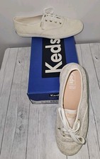 KEDS Size 7.5 Champion Eyelet White Lace Up Low Top Sneakers Shoes P191041924