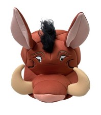 Disney Lion King Pumbaa Hat Cap Snapback Youth One Size Multicolor Plush 3D HTF