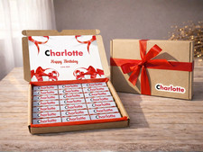 Personalised Kinder Chocolate Gift Box | Hamper | Birthday | Festive Christmas