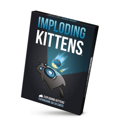 Exploding Kittens: Imploding Kittens - Brettspiel Erweiterung Katzen Asmodee