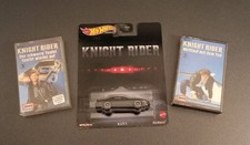 Hot Wheels Knight Rider Modell Kitt K.I.T.T Auto 1:64 Tape Kassette OVP CIB Neu
